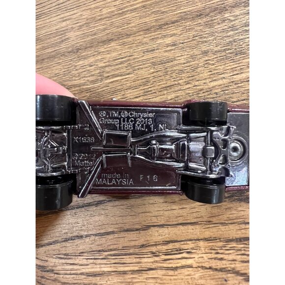 Hot Wheels 2013 Dodge Charger Daytona Die-Cast Car Burgundy - Picture 4 of 4